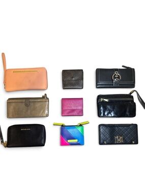Bundle of 9 Wallets (Assorted Designer)